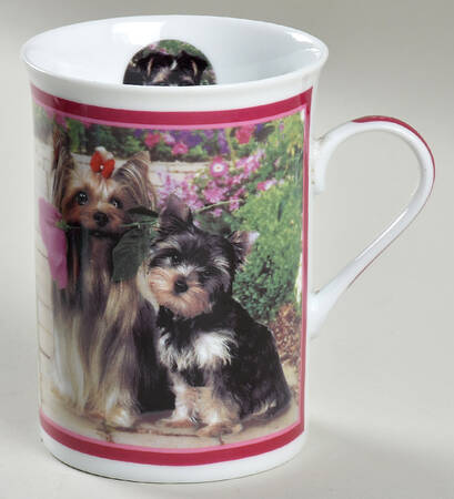 Elegant Yorkies Mug The Garden Path - No Box