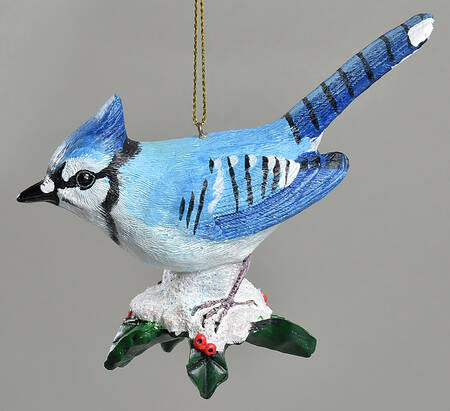 The Songbird Christmas Ornaments Blue Jay - No Box