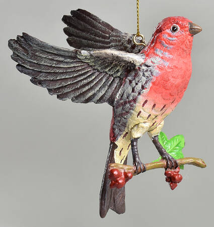The Songbird Christmas Ornaments House Finch - No Box