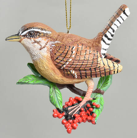 The Songbird Christmas Ornaments Carolina Wren - No Box