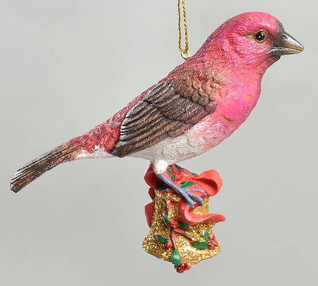 The Songbird Christmas Ornaments Purple Finch - No Box