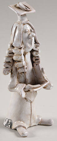 Ceramic Figurines Lawyer - No Box by Dino Bencini