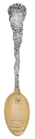 Sterling Souvenir Spoons Cincinnati, Ohio  - No Box