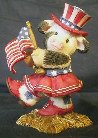 Marys Moo Moos Months of The Year July-America The Beautiful - No Box