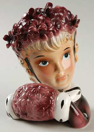 Enesco Head Vases by Enesco