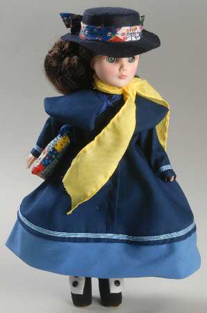 Storybook Dolls Mary Poppins Blu Dress Ylw Scr - No Box