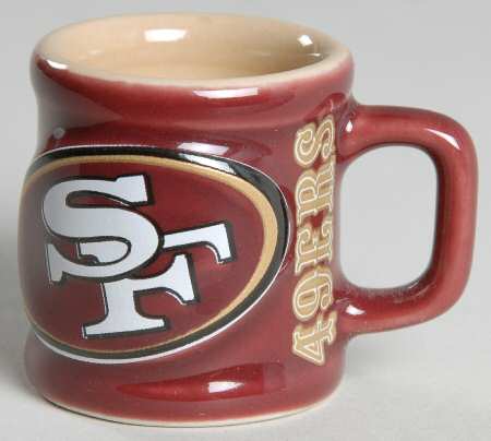 NFL Mini Mugs San Francisco 49ers - No Box