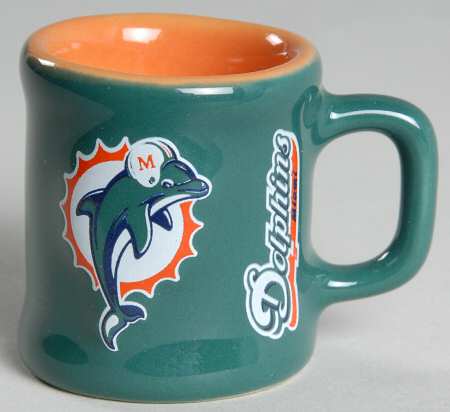 NFL Mini Mugs Miami Dolphins - No Box