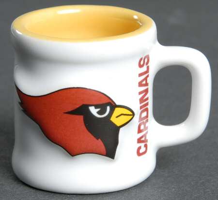 NFL Mini Mugs Arizona Cardinals - No Box