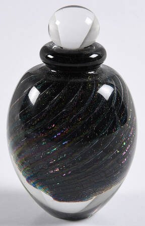 Eickholt Studios Giftware Purple Dichroic Swirl Small - No Box