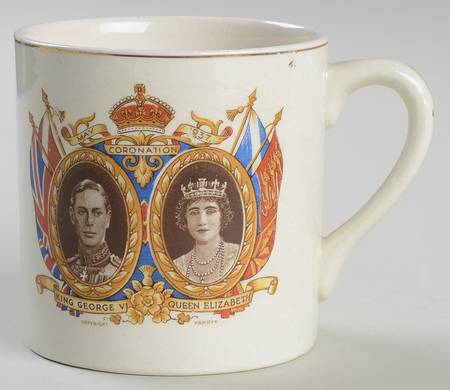 Royalty Commemoratives George Vi & Elizabeth Coronation Mug - No Box