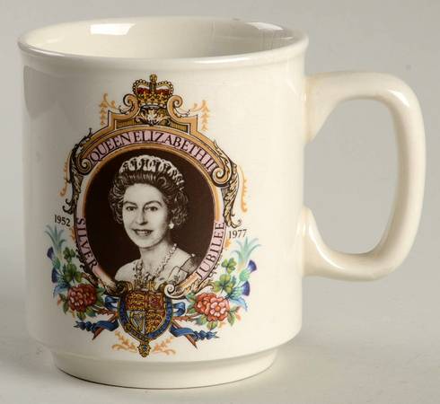 Royalty Commemoratives Elizabeth Ii Silver Jubilee Mug - No Box