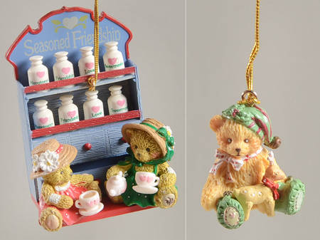 Cherished Teddies Mini-Ornament Sets by Enesco