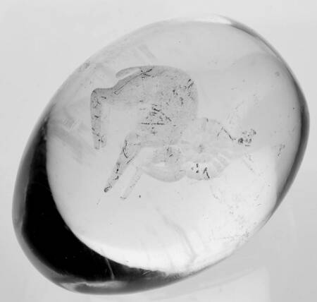 Zodiac Crystal Paperweights Aries-Ram - With Box