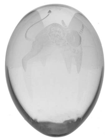 Zodiac Crystal Paperweights Taurus-Bull - No Box