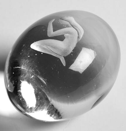 Zodiac Crystal Paperweights Virgo-Kneeling Female - Boxed