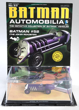 Batman Automobilia Collection Joker Roadster #52 - No Box by Eaglemoss