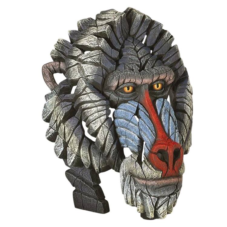 Wild Animals Mandrill Bust - Boxed