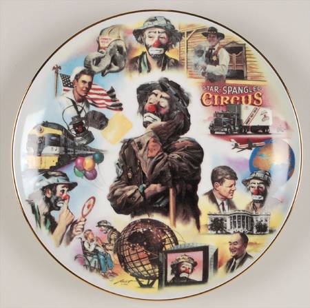 Emmett Kelly Jr Clown Looking Back-65th Birthday Commemorative - No Box