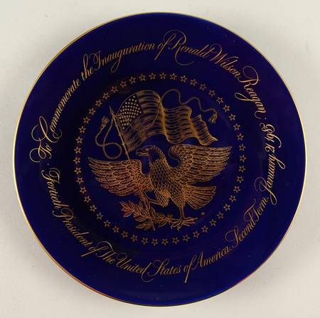 Fleetwood Collection Ronald Reagan Inaugural Plate - Boxed