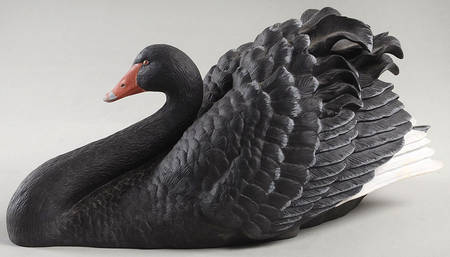 Franklin Mint Figurines Black Australian Swan - No Box