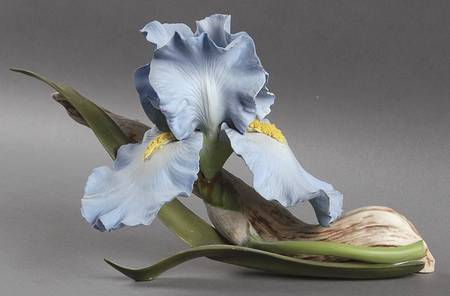 Franklin Mint Figurines Blue Saphire Iris - Boxed