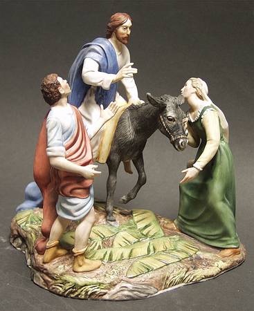 Franklin Mint Figurines Palm Sunday - No Box