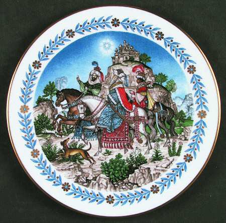 Christmas Plate Gift Of The Magi - With Box
