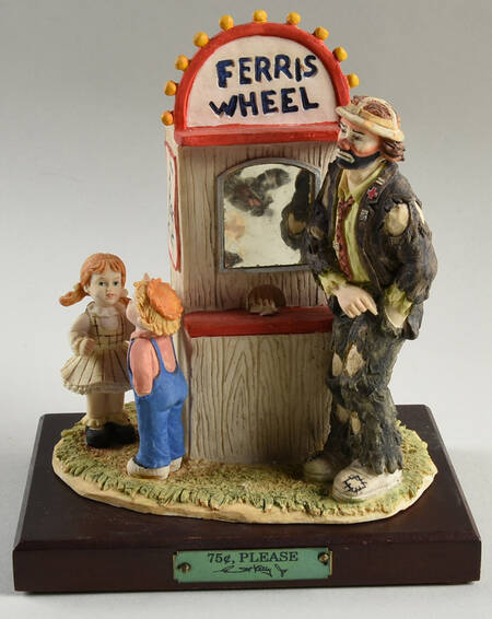 A Day At The Fair-Emmett Kelly Jr 75 Cents Please - Boxed