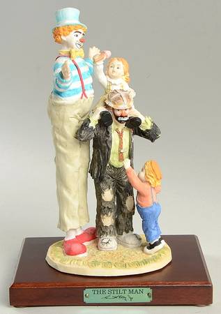A Day At The Fair-Emmett Kelly Jr The Stilt Man - No Box