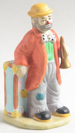 Emmett Kelly Jr Collection Mniatures Trumpet Player - Boxed
