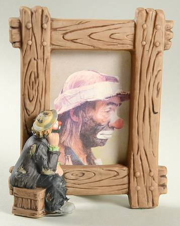 Emmett Kelly Jr Collection Mniatures Photo Frame-Porcelain - No Box