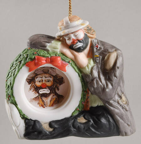 Emmett Kelly Jr Ornaments Ekj Wreath Picture Frame - No Box