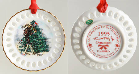 Emmett Kelly Jr Ornaments All Wrapped Up In Christmas - Boxed