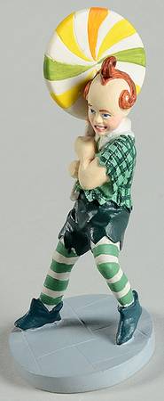 Wizard of Oz Portrait Sculptures Lollipop Guild Boy - No Box
