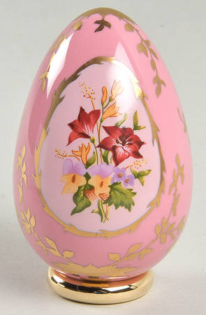 The Collector's Treasury of Eggs French Vieux Paris Style-Pink - No Box