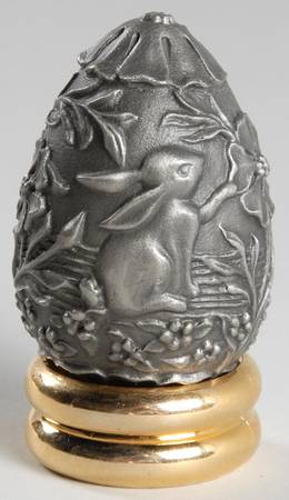The Collector's Treasury of Eggs Pewter - No Box