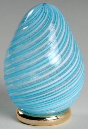 The Collector's Treasury of Eggs Venetian Glass - No Box