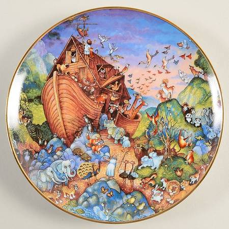 Bibical Scenes By Bill Bell for Franklin Mint Before The Rain - No Box