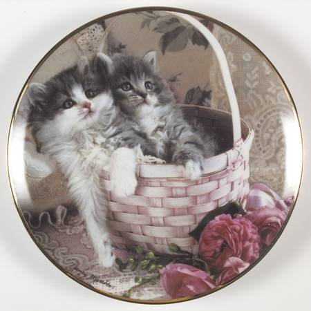 Nancy Matthews Cats by Franklin Mint