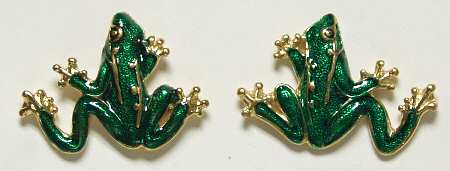 Fine Enamels Jewelry Tree Frog - Boxed