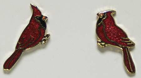 Fine Enamels Jewelry Cardinal - Boxed