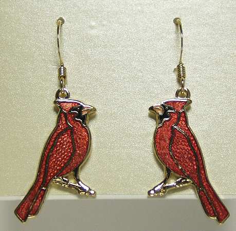 Fine Enamels Jewelry Cardinal - Boxed