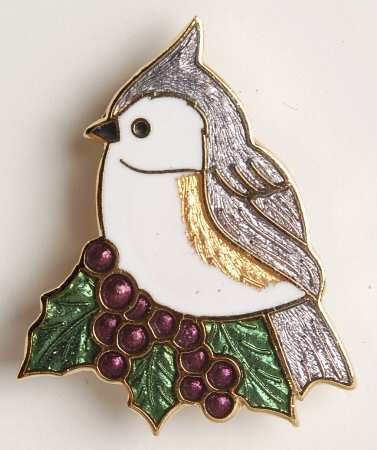 Fine Enamels Jewelry Titmouse - No Box
