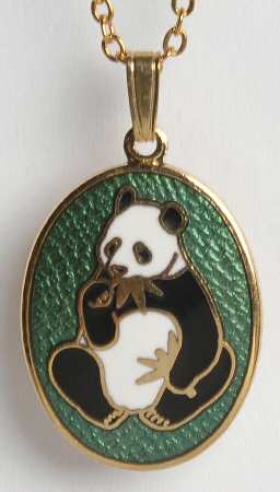 Fine Enamels Jewelry Panda - No Box