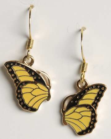Fine Enamels Jewelry Butterfly-Yellow - No Box