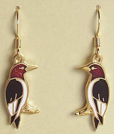 Fine Enamels Jewelry Woodpecker - No Box