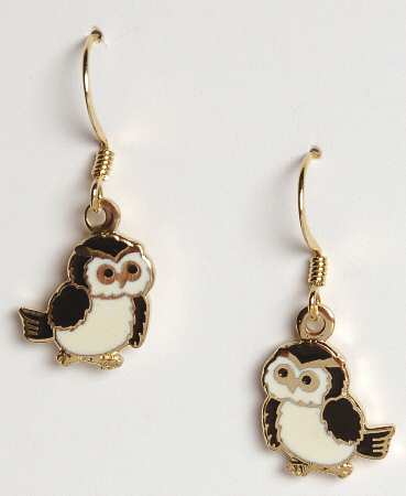 Fine Enamels Jewelry Owl - No Box