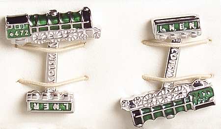 Fine Enamels Jewelry Train-Green - No Box