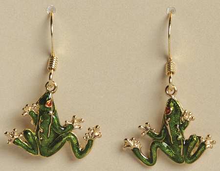 Fine Enamels Jewelry Tree Frog - No Box